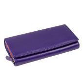 Portofel dama din piele naturala DiAmanti Valeria Purple D684